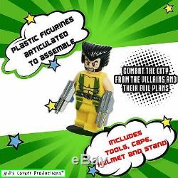 9 x MARVEL LEGO AVENGERS SUPER HEROES MINI FIGURES Superman Iron HULK minifigure
