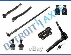 9pc Ball Joint Tie Rod Drag Link Kit for Ford F-250 F-350 Super Duty -4WD 4x4