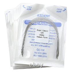 AZDENT Dental Orthodontic Arch Wire Super Elastic NITI Natural Nature Form Round
