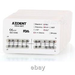 AZDENT Dental Orthodontic Brackets Braces /Supper Elastic Niti Arch Wires