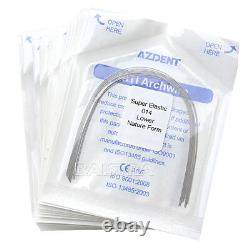 AZDENT Dental Orthodontic Niti Arch Wire Super Elastic Natural Nature Form Round