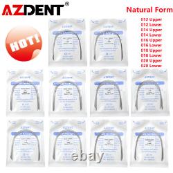 AZDENT Dental Orthodontic Super Elastic Niti Round Arch Wire Ovoid/Nature Form