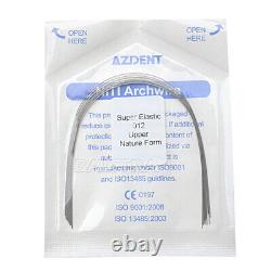 AZDENT Dental Orthodontic Super Elastic Niti Round Arch Wire Ovoid/Nature Form