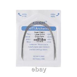 AZDENT Dental Orthodontic Super Elastic Niti Round Arch Wires Ovoid 10pcs/pack