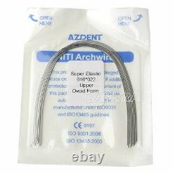 AZ Dental Ortho Super Elastic Niti Arch Wires Rectangular Ovoid Form All Size