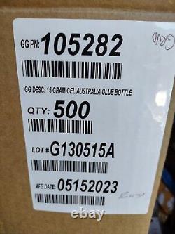 A Case Of 500 Individual Gorilla Super Glue Gel X500 15 Gram Bottles Bulk sale
