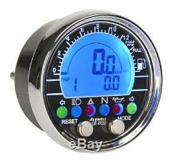 Acewell 2853 Digital Speedometer with Chrome fascia/bezel Road Worthy Compliant