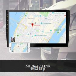 Android 8.0 10.1 Split Tablet DVD Radio 2DIN Stereo Unit Car GPS Wifi Blueteeth