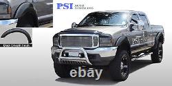 BLACK PAINTABLE Extension Fender Flares 1999-2007 Ford F-250, F-350 Super Duty