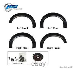 Black Paintable OE Style Fender Flares 08-10 Ford F-250, F-350 Super Duty 4pc