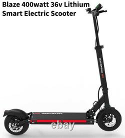 Blaze 400 watt 36v Lithium Smart Electric Scooter. Super lightweight. 22+ mph