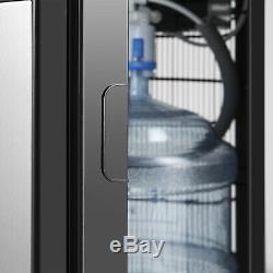 Bottom Loading Water Cooler Dispenser Stainless Steel 3-Temperatures Safety Lock