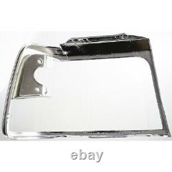 Bundle For 92-96 FORD F150 F250 BRONCO GRILLE HEADLIGHT DOOR CHROME 3 PCS