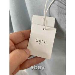 Cami NYC Womens One Shoulder Beck Sweatshirt In Glacier Size Large New NWT
