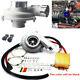 Car Electric Turbo Supercharger Kit Turbocharger Air Filter Intake Fuel Saver