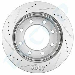 Ceramic Brake Pads Rotors Front Rear For Ford Excursion F-250 Super Duty F-350