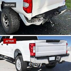 Chrome Rear Step Bumper Assembly For 2017-2022 Ford F-250 F-350 Super Duty