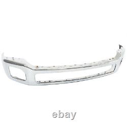 Chrome Steel Front Bumper Fit For 2011-2016 F-250 F-350 Super Duty Truck