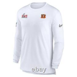Cincinnati Bengals Nike Super Bowl LVI Bound White Diamond Collection Shirt XL