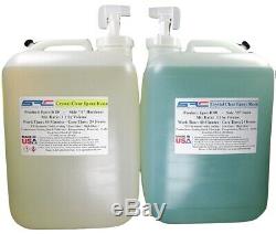 Clear Epoxy Resin for Table Tops, Gloss Coating, Casting (10 Gallons)