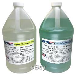 Clear Epoxy Resin for Table Tops, Gloss Coating, Casting (2 Gallons)
