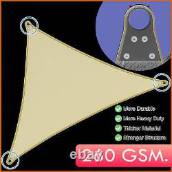Colourtree Triangle Super Ring Sun Shade Sail Canopy Outdoor Customizable