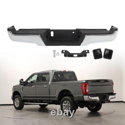 Complete-Rear Step Bumper Assembly For 2017-2022 Ford F-250 F-350 Super Duty