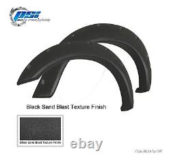 Cut Round Style Fender Flares Fits Ford F-250, F-350 Super Duty 99-07 Textured