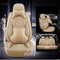Deluxe Edition 5-Seats Full Set Leather Car Seat Covers For Interior Accessories