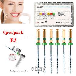 Dental NiTi Super Rotary Files Heat Activated for Endodontic Endo Motor 25mm USA