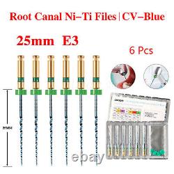 Dental NiTi Super Rotary Files Heat Activated for Endodontic Endo Motor 25mm USA
