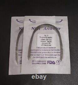 Dental Orthodontic Super Elastic NITI Arch Wires Rectangular Natural Form Wires
