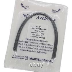 Dental Orthodontic Super Elastic Niti Rectangular/Round Arch Wire Ovoid Form