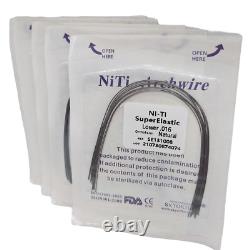 Dental Orthodontic Super Elastic Niti Round Arch Wire Ovoid/Nature Form