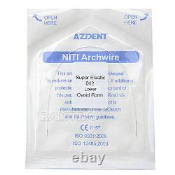 Dental Orthodontic Super Elastic Tooth Colored Coated NITI Round Arch Wires SALE