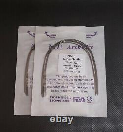 Dental Orthodontic Super Elastic Wire Niti Round Arch Wires Natural Form