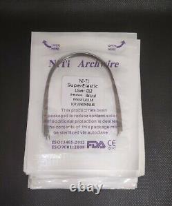 Dental Orthodontic Super Elastic Wire Niti Round Arch Wires Natural Form