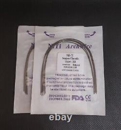 Dental Orthodontic Super Elastic Wire Niti Round Arcos Arch Wires Natural Form