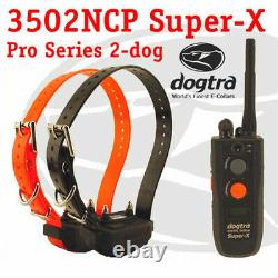 Dogtra 3502NCP 2 Dog Super-X 1 Mile Remote Trainer Quick Ship USA Warranty