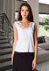 Dressy Elegant Ladies Top Blouse With Lace And Rhinestones Formal Business Work