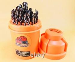 Drill Hog 29 Pc Super Premium Cobalt M42+ Drill Bits Orange Lifetime Warranty