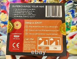 EON Super 64 N64 Plug & Play HDMI Adapter Upscaler For Nintendo 64 No Lag No Mod
