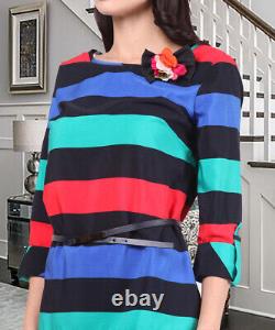 Elegant Ladies Striped Blouse Formal Business Work