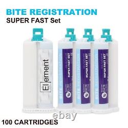 Element BITE REGISTRATION SUPER FAST Set 50ML Cartridges VPS PVS Dental