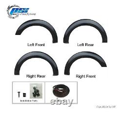 Extension Style Fender Flares Fits Ford F-250, F-350 Super Duty 08-10 Paintable
