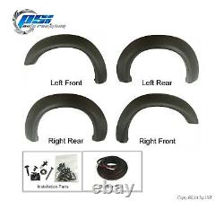 Extension Style Fender Flares Fits Ford F-250, F-350 Super Duty 11-16 Textured