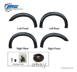 Extension Style Fender Flares Fits Ford F-250, F-350 Super Duty 99-07 Paintable