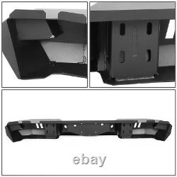 FOR 99-16 FORD F250 F350 SUPER DUTY STEEL REAR STEP BUMPER FACE BAR WithD-RINGS