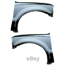 Fender Set For 1999-2007 Ford F-250 Super Duty 99-04 F-550 Super Duty Front 2Pc