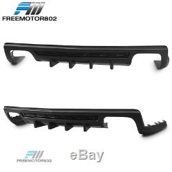 Fit 10-13 Chevy Camaro ZL1 IKON Style Fin Rear Diffuser Lower Cover Chin Spoiler